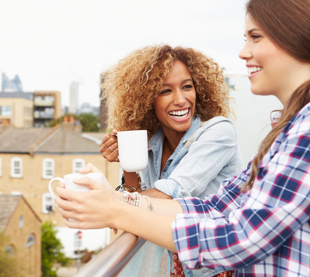 shutterstock 229655329 two student drinking coffee