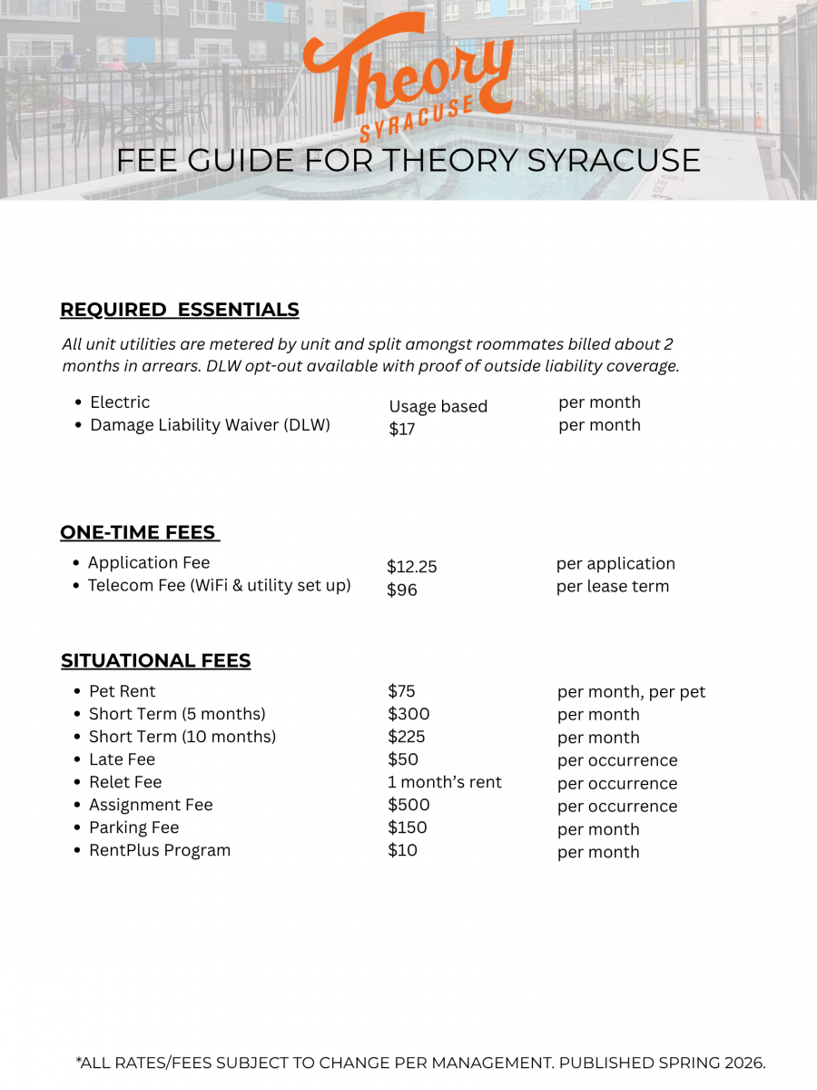 Website Fees Theory Syracuse