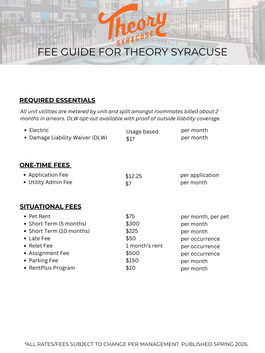 Website Fees Theory Syracuse