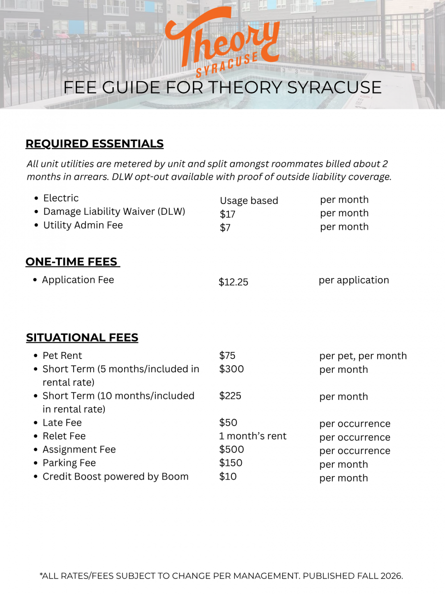 Website Fees Theory Syracuse